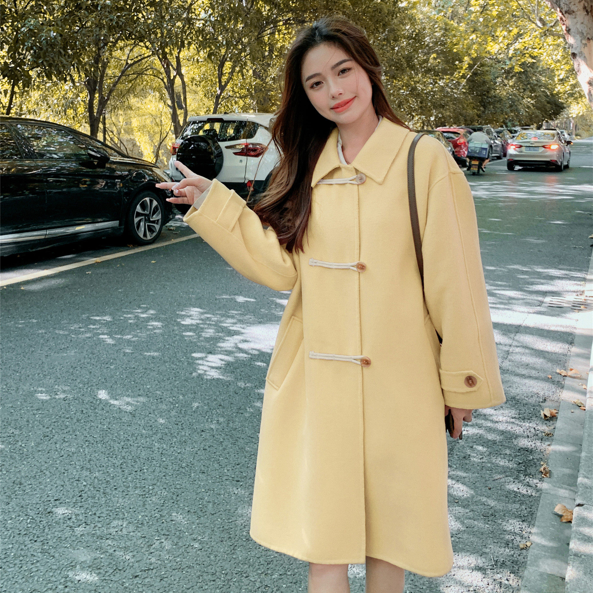 [现货】手缝双面羊毛大衣B252-882158-P245-K368,女装毛呢外套,浙宝252