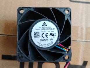 12V PFR0612DHE 2.40A 6038 4线高转速暴力风扇 全新原装 6CM 台达