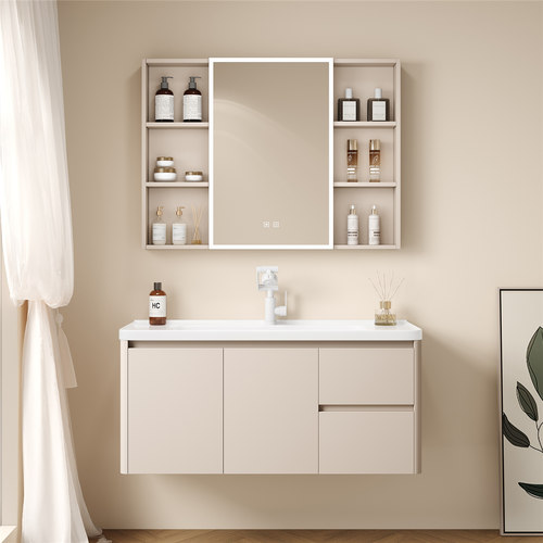 泓洁世家蜂窝太空铝浴室柜组合