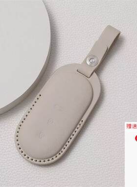 汽车钥匙套牛皮套适用华为汽车专用高品质M9 M7 M5钥匙扣保护壳