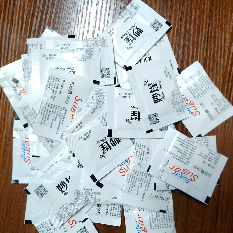 妙埕sugar白糖包咖啡调糖伴侣5gx100包白砂糖咖啡糖奶茶独立袋装