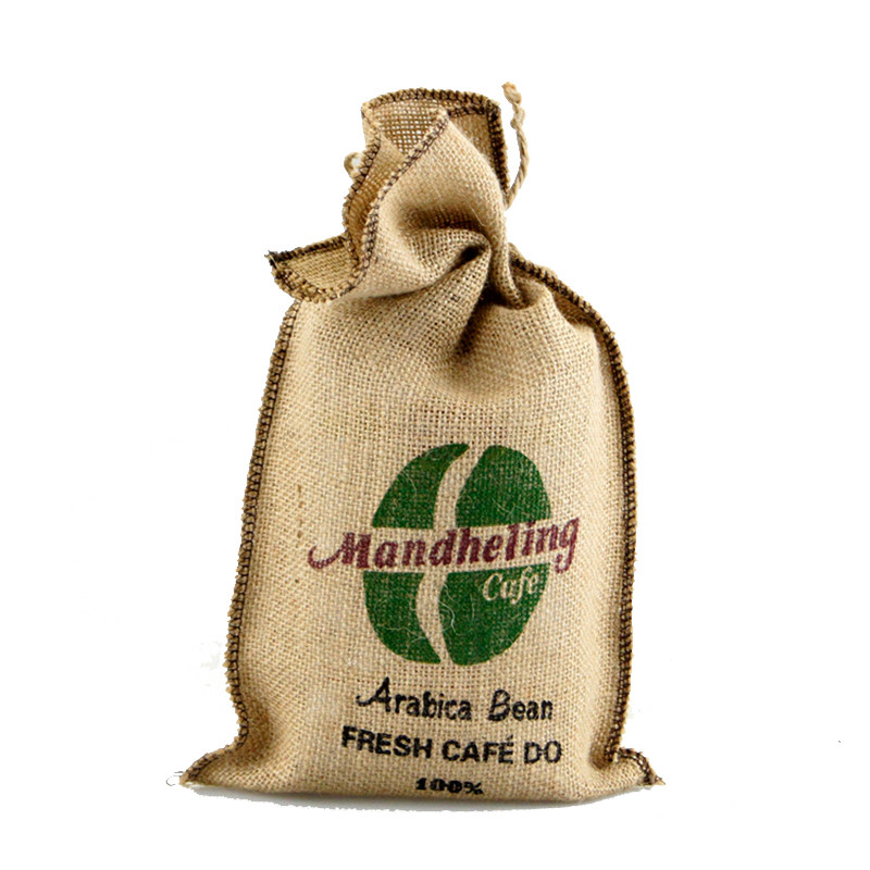 麻袋装进口生豆烘培曼特宁咖啡豆咖啡粉香醇454克代磨粉中度手冲