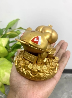 宠物小精灵GK招财进宝 妙蛙种子茶宠 金蟾蜍摆件车载蒜头王八手办