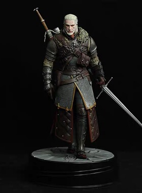 巫师3狂猎利维亚的杰洛特手办可动PureArts 1/6 游戏模型手办摆件