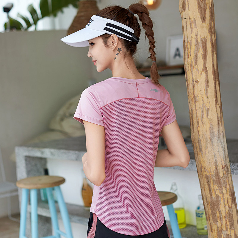 2019 summer new pattern Yoga suit Short sleeved motion T-shirt Quick drying Perspiration Show thin Self cultivation Bodybuilding runin the Sports/Yoga/Fitness/Fans supplies , Yoga , Yoga Clothing, Yoga t-shirts category - from Buy2taobao.com to provide professional Taobao agent buy service