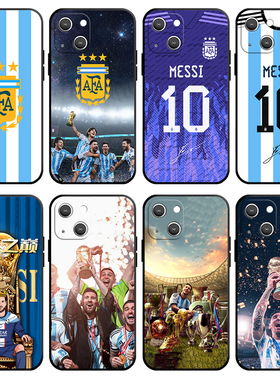 梅西手机壳适用苹果15promax玻璃xsmax华为mate60小米iphone14/13/12/11阿根廷国家队reno8足球pura70 vivo