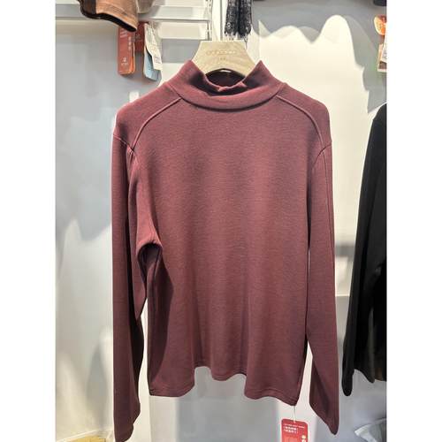 优布客磨毛长袖中高领上衣保暖打底衫内衣女秋冬新款加绒