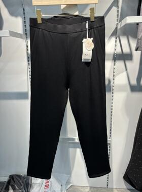 银州羊中老年带兜妈妈棉裤可外穿羊毛女裤加厚25435冬女素色保暖