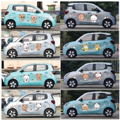 新款 五菱宏光MINIEV车贴一二布布熊猫卡通可爱贴纸电动车贴贴纸