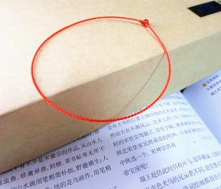 精品素绳四面佑福小众定制巨细0.5毫米本命年红手链转运男女脚链