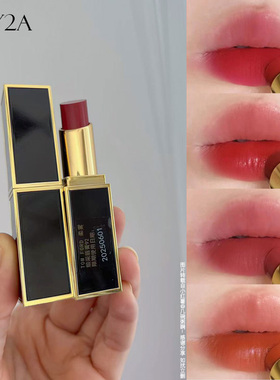 tf新款细白黑管口红20 34 158 159 91 92 50 27 24唇膏试色小样