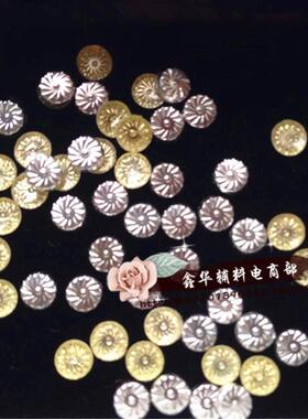 4MMdiy圆形银色金属片