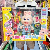 五星玩具叮当小伍医疗诊所小兔子语音互动模拟医生医护听诊器打针