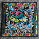 人气云南民族风方形靠枕套刺绣花朵可作汽车坐垫丽江风格 抱枕壳