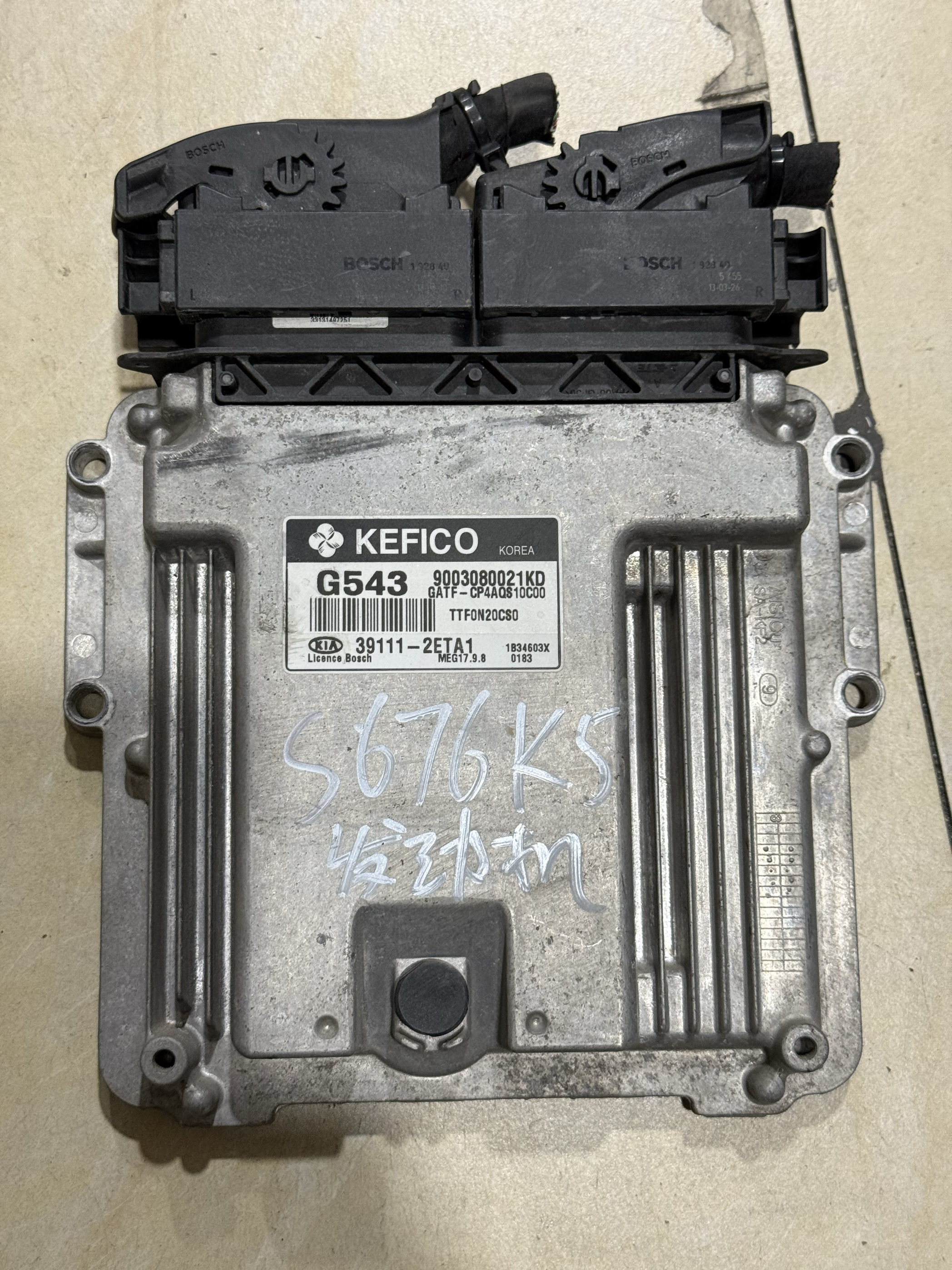 适用于起亚K2 K3 K5 智跑 发动机电脑板变速箱电脑39111-2ETA1 2