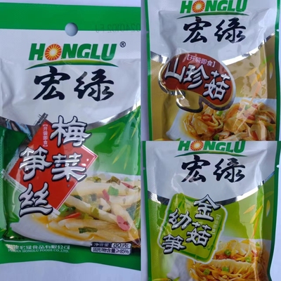 开胃下饭小菜梅菜笋丝搭档山珍菇