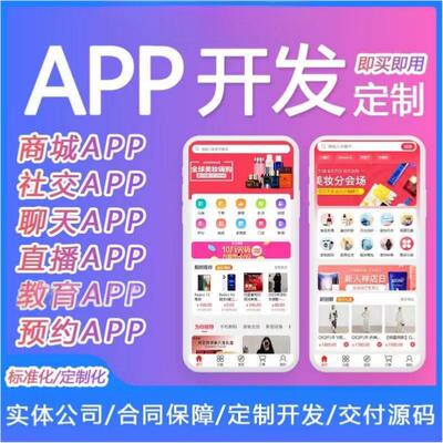 APP开发定制 物联网AI智能商城 教育直播小程序源码交付软件制作