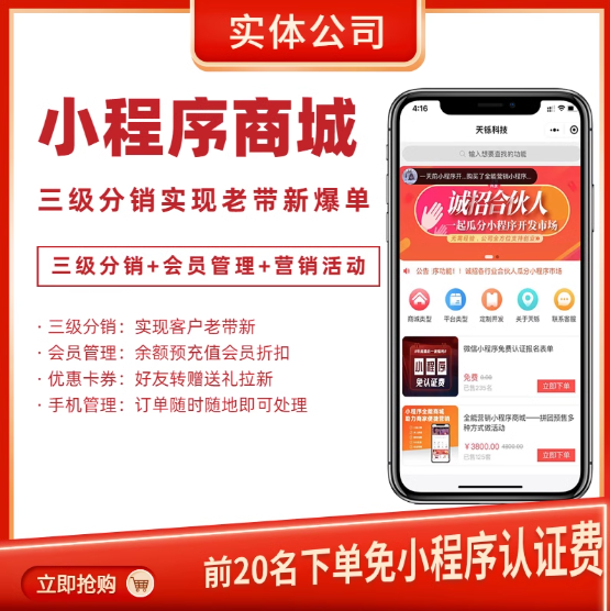 商城系统软件APP定制开发海外跨境积分拼团生鲜单多商户H5商城