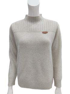 高端羊绒衫女100纯羊驼绒中青年妈妈加厚打底半高领软糯毛衣大码