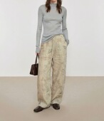 2584酵洗汉麻长纺肌理感麻长裤 REHAI 松弛进阶