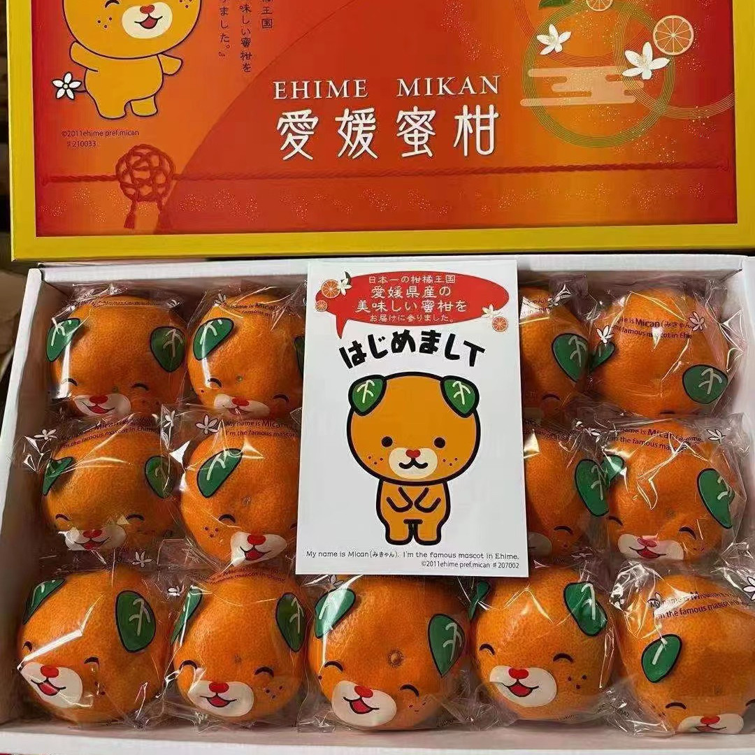 爱媛熊仔蜜柑超甜超嫩超多汁薄皮橘子爱媛橘子现货顺丰