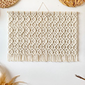 北欧风电表箱遮挡装 饰手工编织挂毯绳编配电箱电表盒遮丑神器墙饰