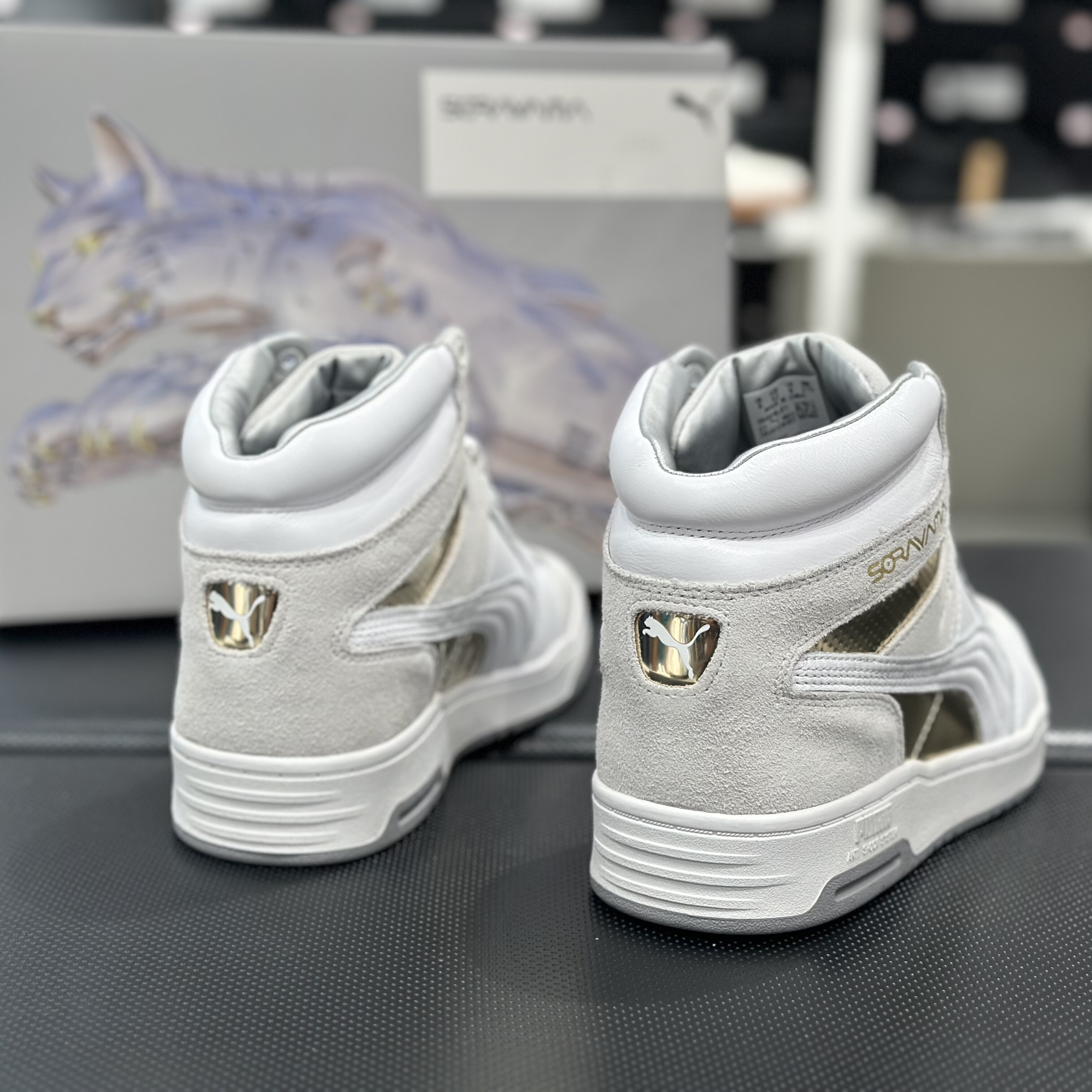 sorayama空山基联名puma彪马男女中帮运动休闲鞋slipstream394616