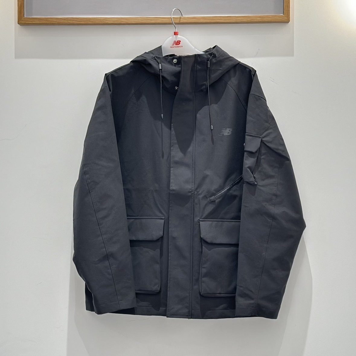 New Balance NB SS25 工装休闲运动男女纯色简约大口袋连帽夹克,运动服/休闲服装,运动茄克/外套,淘宝优惠券,粉丝福利购,淘宝优惠卷