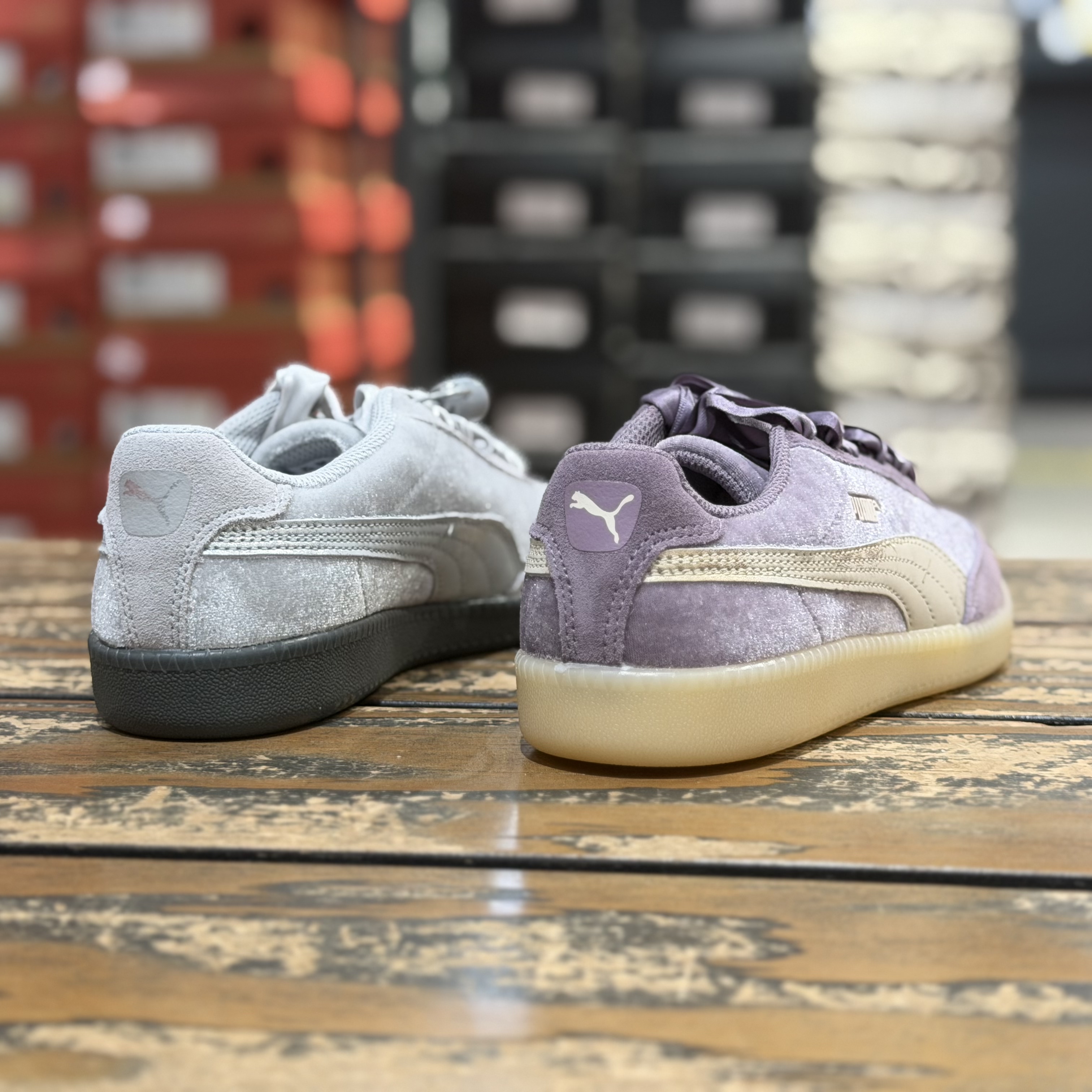 PUMA 彪马 9-T Velvet 经典百搭 新款低帮 德训鞋 女款 410478图片