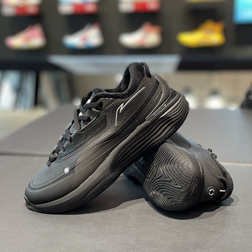 Li Ning, зимние кроссовки, утепленная удерживающая тепло комфортная повседневная обувь с амортизацией