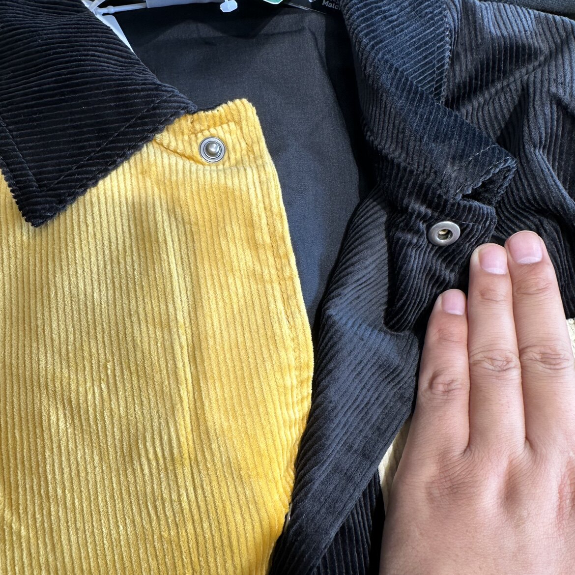 PUMA 가을 남성 캐주얼 드로스트링 스티치 대비 코듀로이 코치 재킷 534752