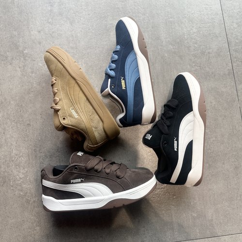 PUMA彪马 美拉德滑板鞋男女情侣黑白休闲板鞋面包鞋PARK 406826