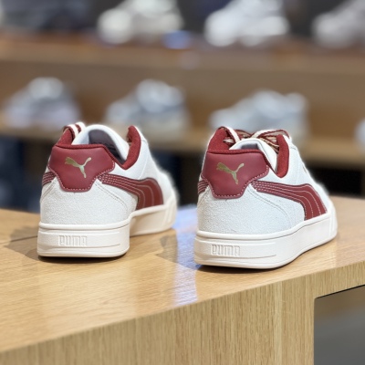 马年限定款复古红色休闲板鞋男女PUMA彪马官方运动鞋CAVEN 408850