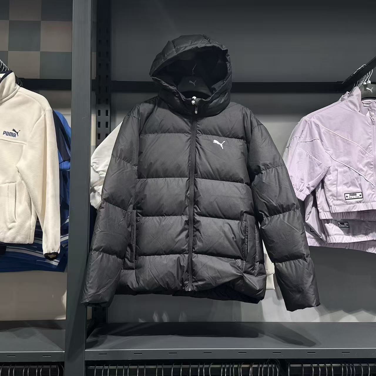 PUMA彪马面包服冬季新款男子休闲运动保暖防风羽绒外套692910-01