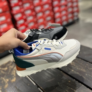 PUMA彪马 RIDER 男女低帮轻便抓地运动休闲鞋 387672 复古跑步鞋