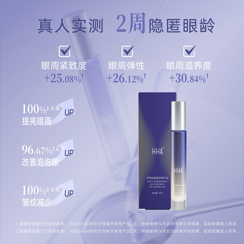 HHA抗皱眼部精华油淡化细纹