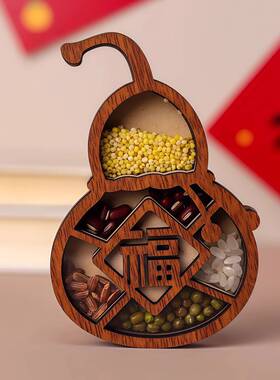 冰箱贴磁吸贴五谷丰登乔迁装饰搬家创意木质工艺品旅游纪念新年福