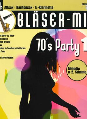 110-萨克斯曲谱伴奏70年代迪斯科 Blaser-Mix-70s Party (Eb) 8首