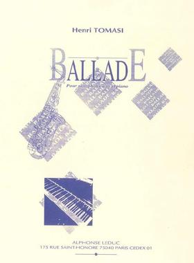 ZS040-托马斯：叙事曲（带钢伴谱） Ballade Arr. Henri Tomasi