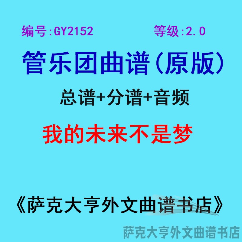 2.0级未来不是乐团总谱