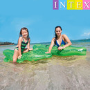 大鳄鱼坐骑儿童水上浮床充气浮板小船平台游泳床气垫冲浪沙滩泳池