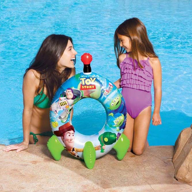 原装正品INTEX火箭儿童救生圈游泳圈腋下圈浮圈58252 3-6岁用