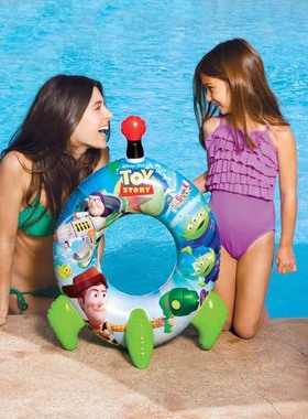 原装正品INTEX火箭儿童救生圈游泳圈腋下圈浮圈58252 3-6岁用