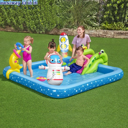 Bestway, оригинальный надувной морской бассейн с шариками для младенца для рыбалки