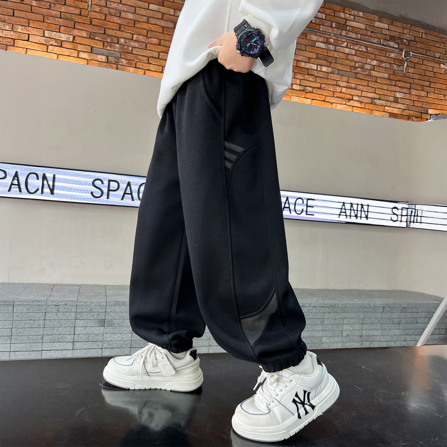 男童裤子春秋款2026新款儿童春季束脚卫裤大童春装运动裤帅气时髦,童装/婴儿装/亲子装,裤子,淘宝优惠券,粉丝福利购,淘宝优惠卷