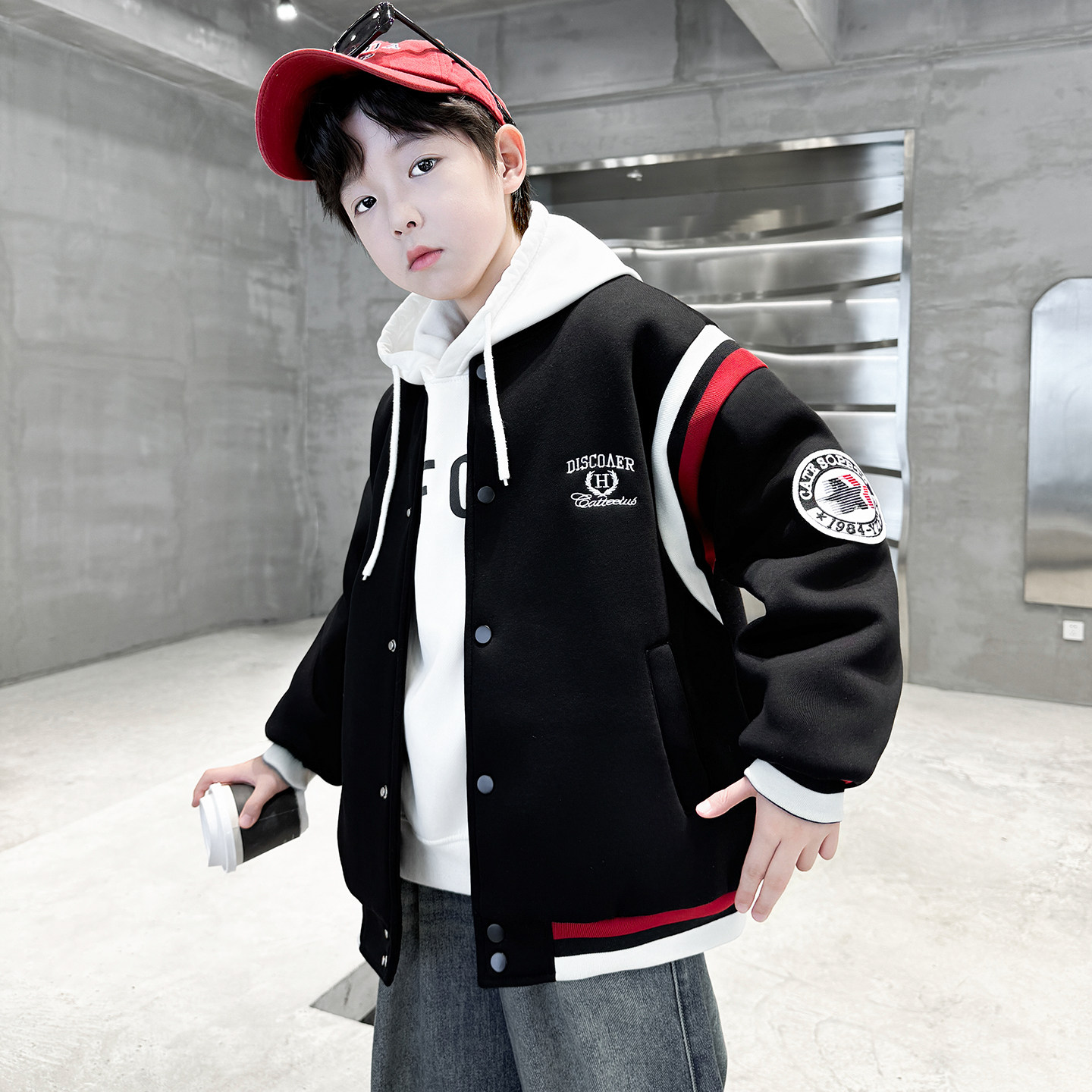 男童春装棒球服外套2026新款春季中大童儿童男孩春秋款运动上衣潮