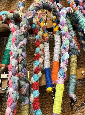 手机挂绳手腕马尾辫编织带子棉绳挂链个性卡通吊坠女生电话套装饰