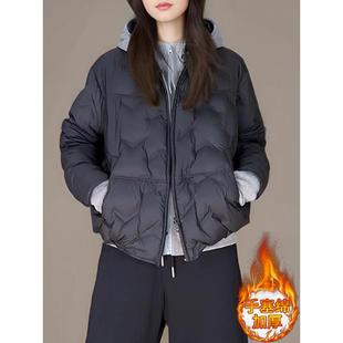 2025冬季爆款大码女装轻薄保暖短款羽绒服宽松百搭休闲外套上衣