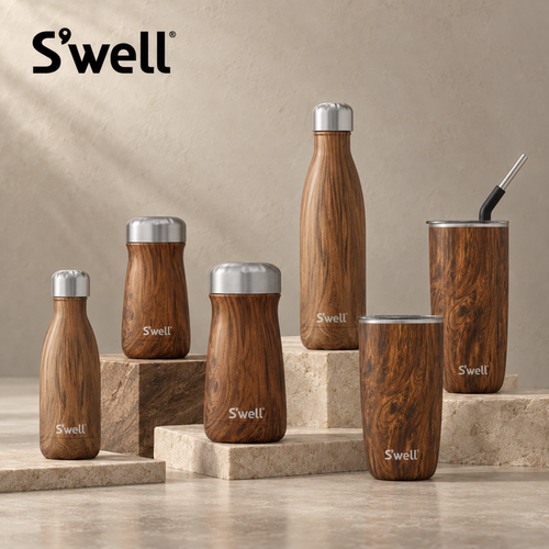 swell保温杯经典柚木款