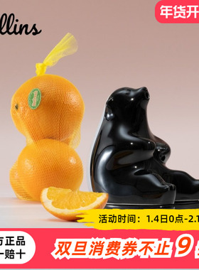 韩国Collins线香底座香插香熏炉陶瓷桌面摆件底座香托蜜獾香炉